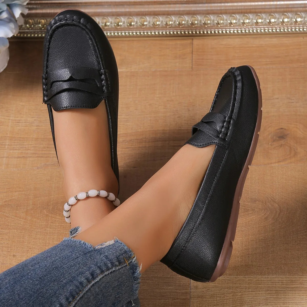Casual New Flats Shallow Loafers Women Walking Shoes Designer Summer Comfort Soft Sole Shoes Brand Office Zapatillas De Mujer