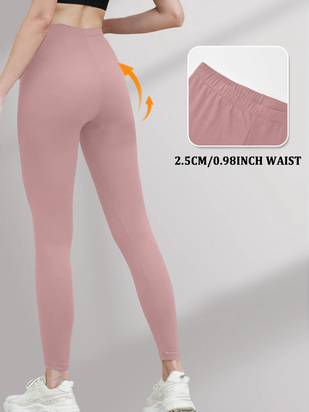 Super Soft Leggings for Women - High Elasticity Tights for Yoga Running Workout Casual Wear