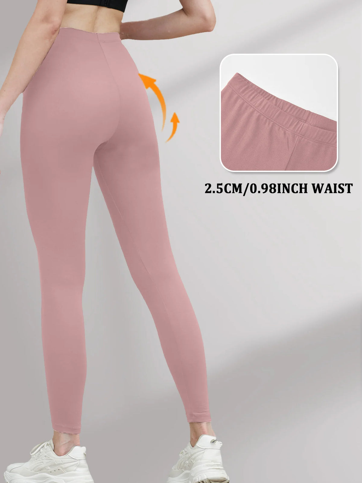 Super Soft Leggings for Women - High Elasticity Tights for Yoga Running Workout Casual Wear