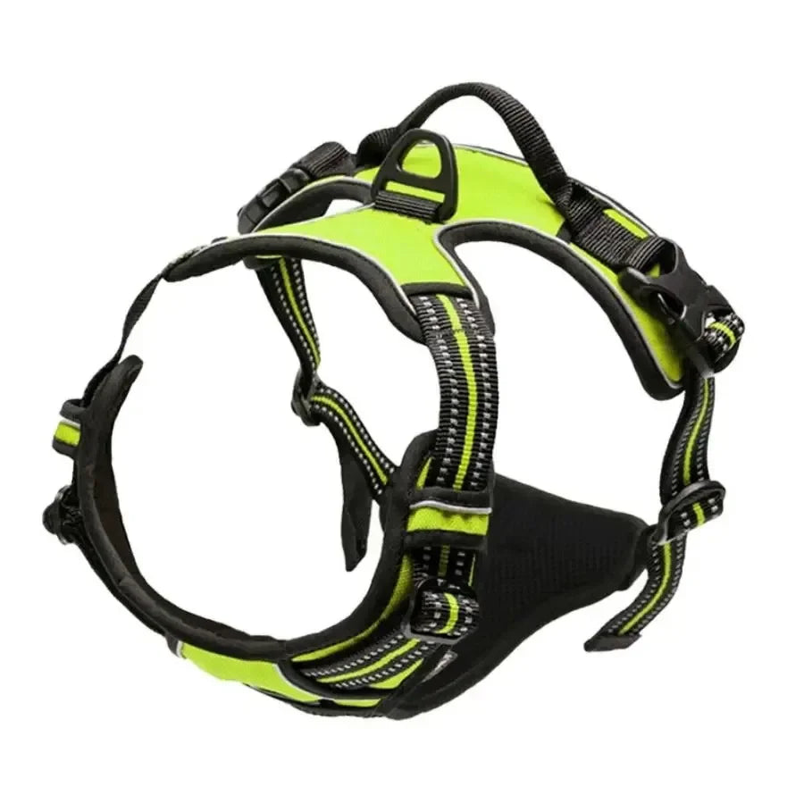 Dog Collars Harness Big Vests Leash Pet Shop Everything for Dogs Leather Puppy Accessories Medium Small Set SIZE L