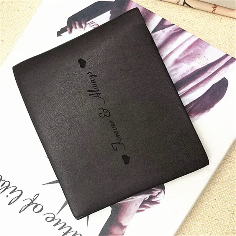 Men's Engraved Bifold Wallet - Custom Photo & Text Premium Leather - Father's Day Gift for Dad from Daughter, Personalized Gifts