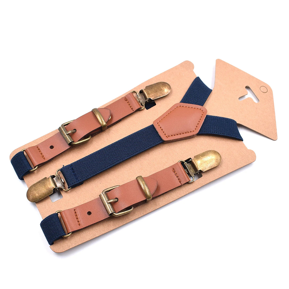 Suspenders for Boys Girls 2cm Y-back 3 Clips Adjustable Elastic Trouser Braces Suspenders Belt for Kids Fashion Accessories