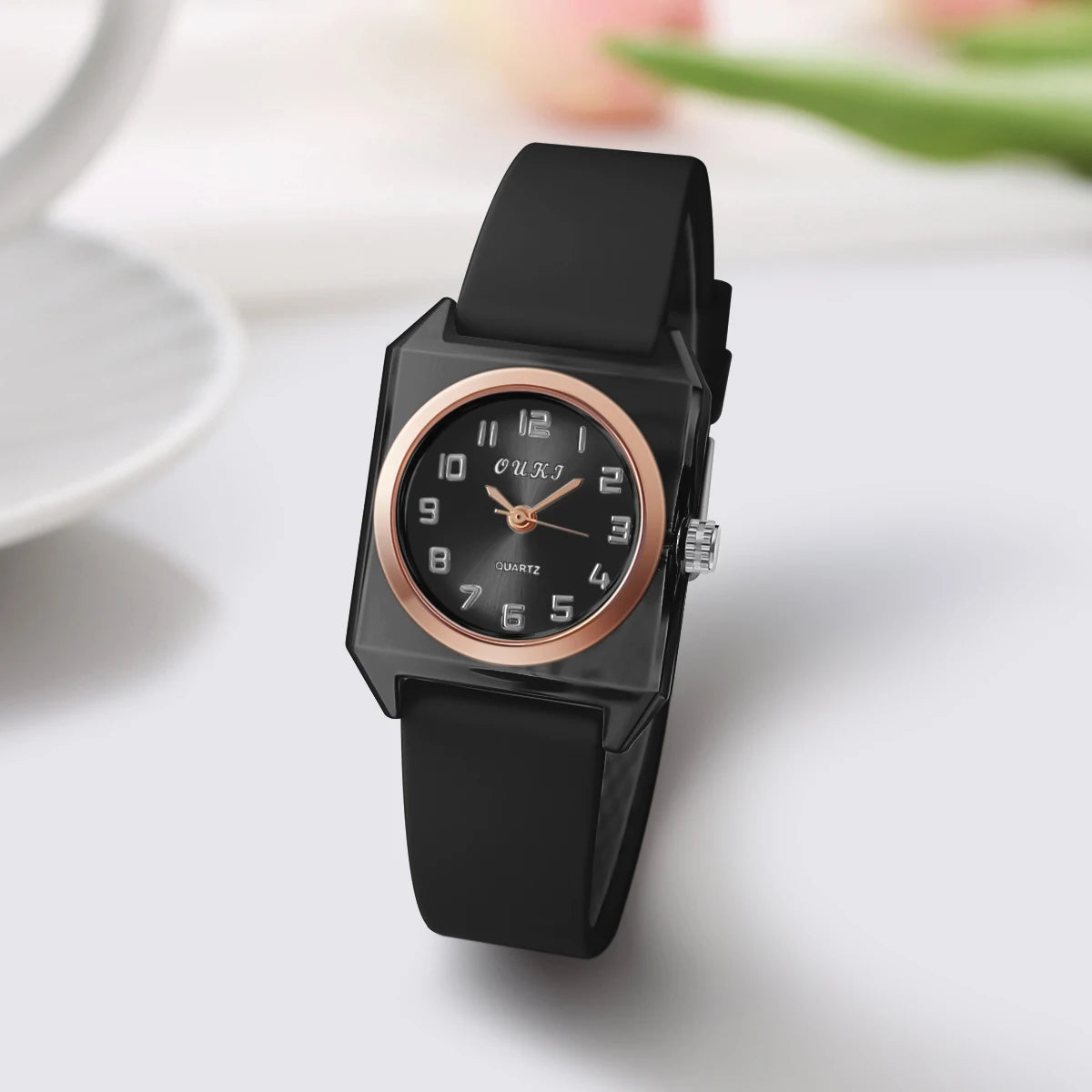 Women fashion popular sport casual silicone quartz wrist watches for ladies girls student