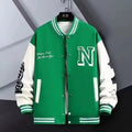 Men's Spring Jacket American Style Baseball Jacket Men's Thin Jacket Casual Men's Lightweight American Baseball Varsity Jacket