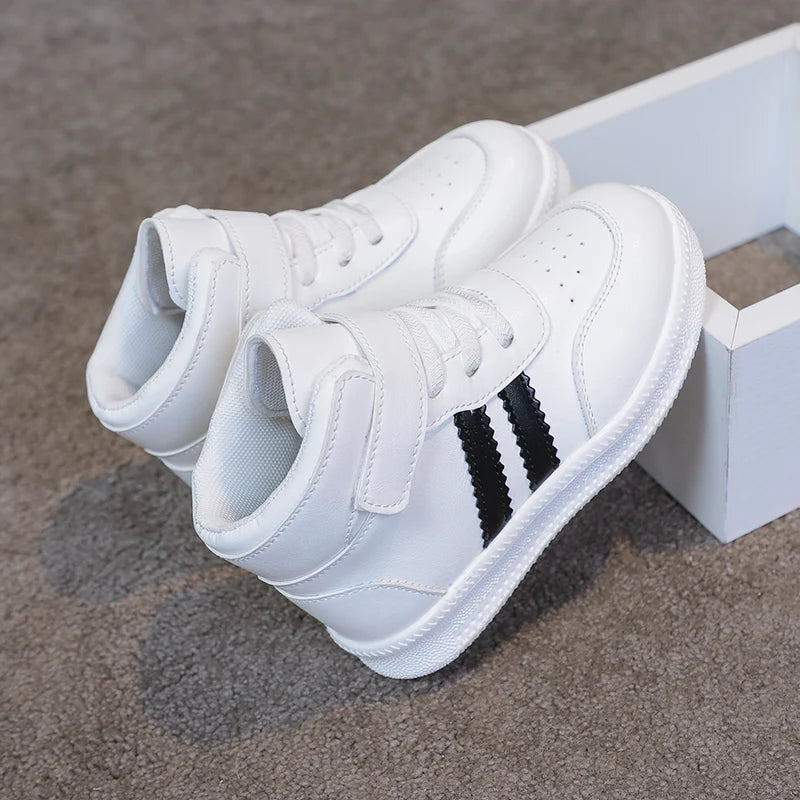 Children Casual Sports Shoes High-top Non-Slip Lightweight Comfortable Kids Sneakers Boys Girls Running Shoes Classic 2025 New