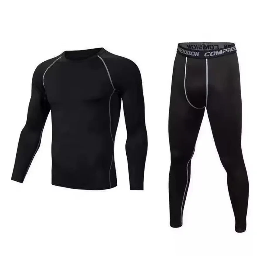 New Kids' Sportswear Thermal Underwear Baby Quick Drying Clothes Soccer Compression Kids Sportswear Clothing Basketball Boy