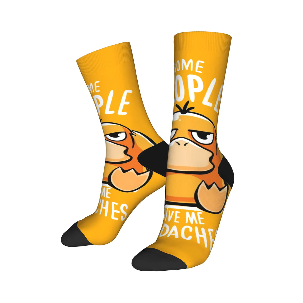 Happy Funny Male Men Socks Harajuku P-Pokemons Bulbasaur Sock Skateboard Women's Stockings Spring Summer Autumn Winter