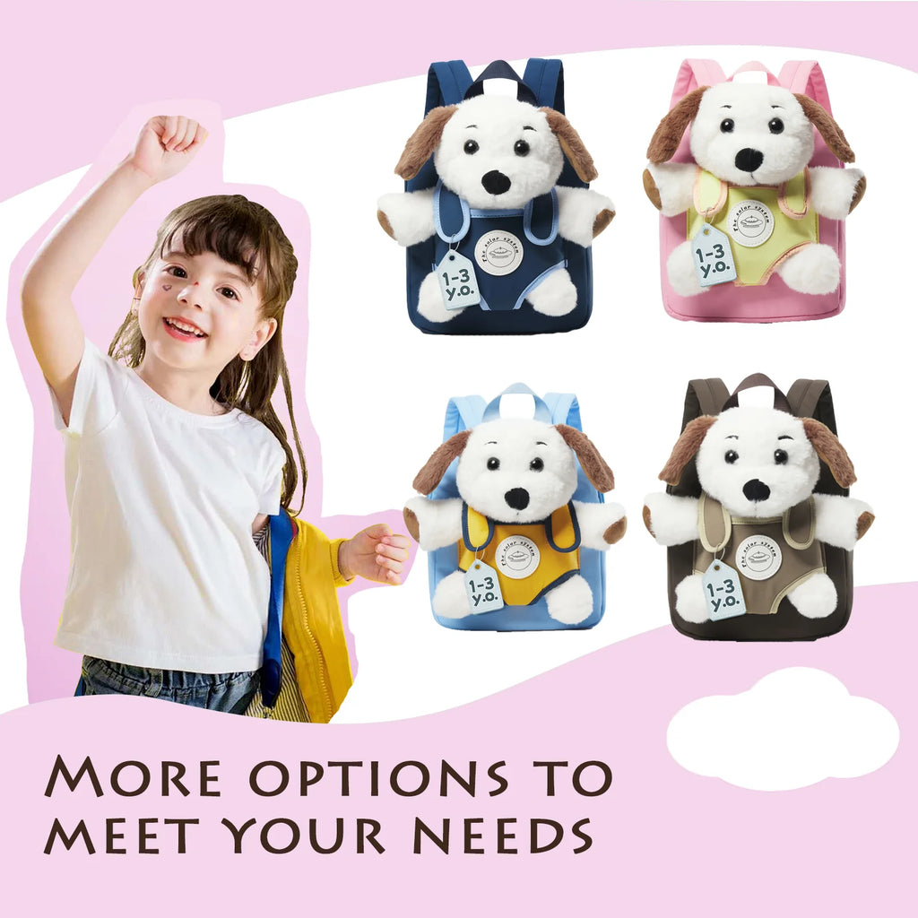 Plush Backpack Girls Boys Cute Preppy Kawaii Plushie Doll Fur Bag Children's Bag School Bag Mini Bags Kids Backpack Kindergarten