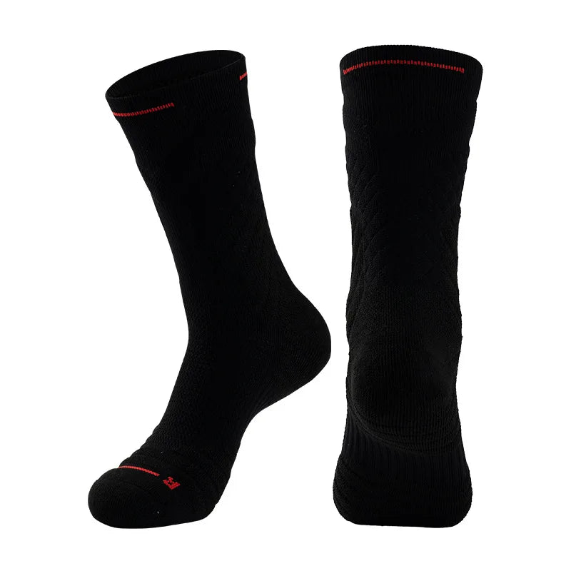 Women Professional Basketball Sock Long Tube Sports  Men Thickened High Towel Sweat-absorbent Non-slip Breathable Elite W100