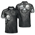 3D Print Skull Fashion Men's Polo Shirt Fashion Trendy Skull Flower Streetwear Unisex Short Sleeve Golf Sport Shirt Button Tops