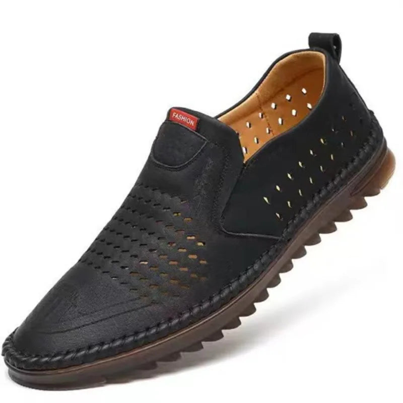 Men Loafers Lightweight Men's Driving Shoes Brand Anti-Slip Comfortable Flat Shoes Designer Rubber Sole Breathable Shoes