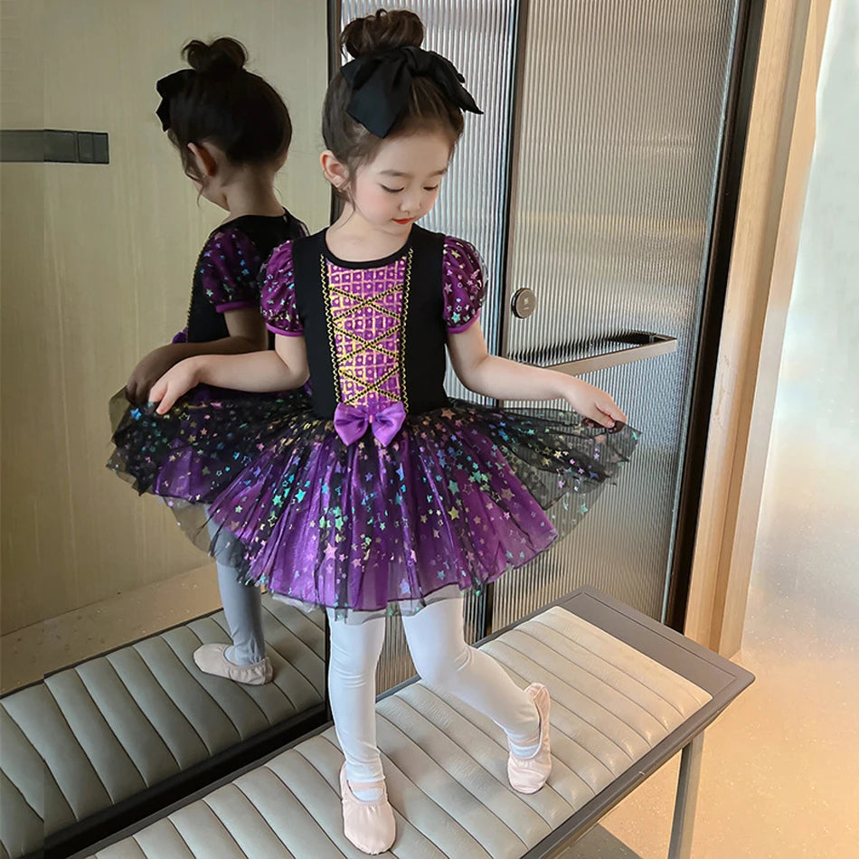 Kids Ballet Dress Children Cosplay Princess Dresses Girls Tulle Clothes Halloween Carnival Party Performance Dance Tutu Skirts