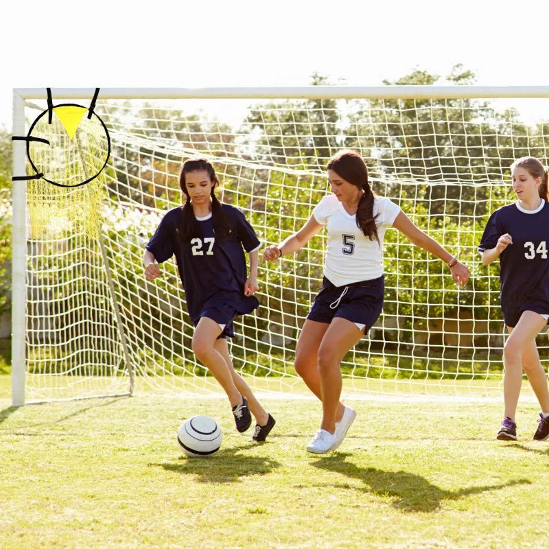 1/2pcs Soccer Training Shooting Net Equipment Football Youth Free Kick Practice Shooting Soccer Topshot Training Target Net Goal