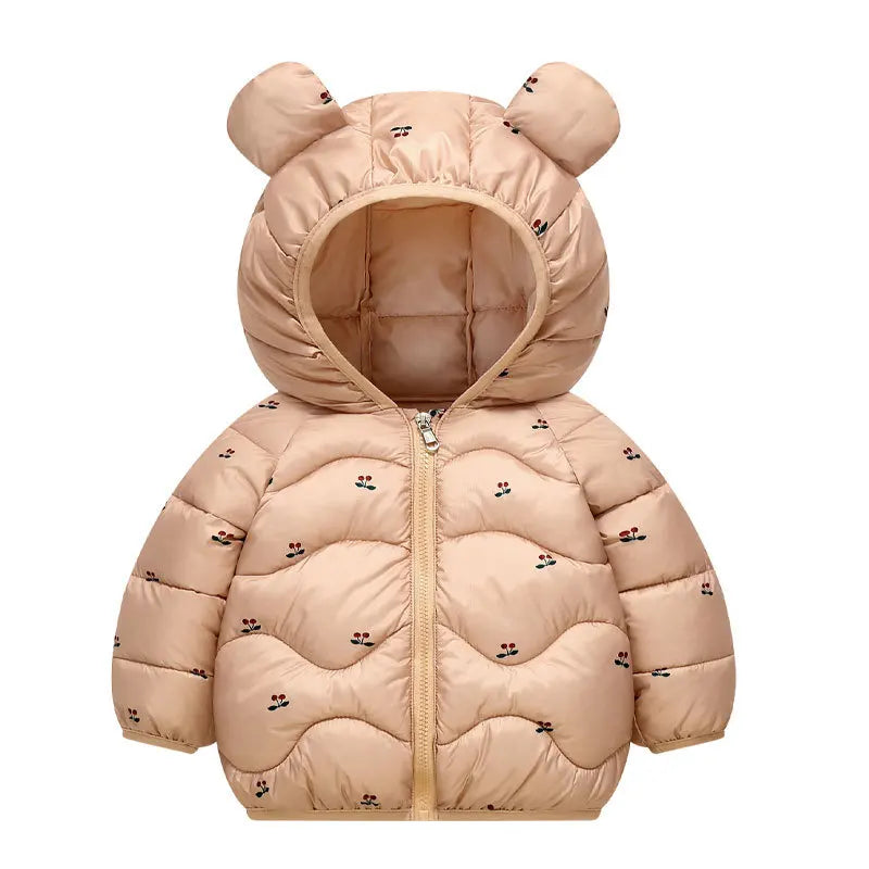 Children's Coat Baby Cartoon Jacket Boys Hooded Clothing Girls Warm Winter Clothes Toddler Kids Outerwear