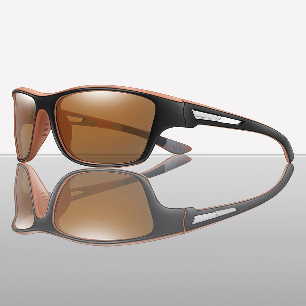 Men's Polarized Cycling Sunglasses Men Women Outdoor Sports Driving Hiking Sun Glasses Fishing Anti-glare UV400 Eyewear TAC Lens