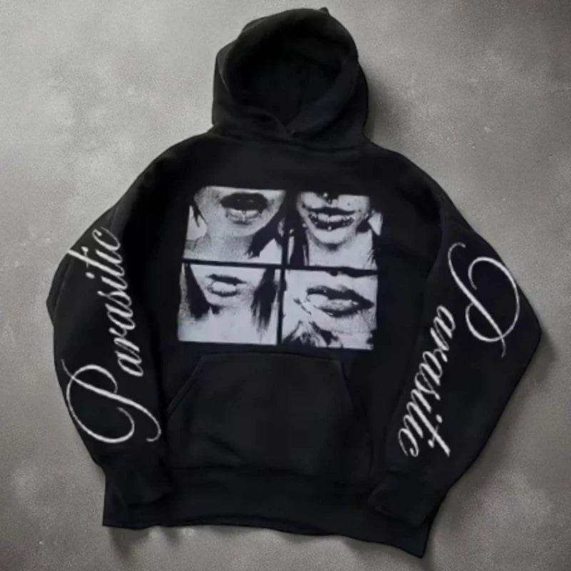 Harajuku Y2k Clothes Woman Sweatshirts Streetwear Hoodie Graphic Clothes Oversized Pullover Hoodie Sweatshirt winter clothes