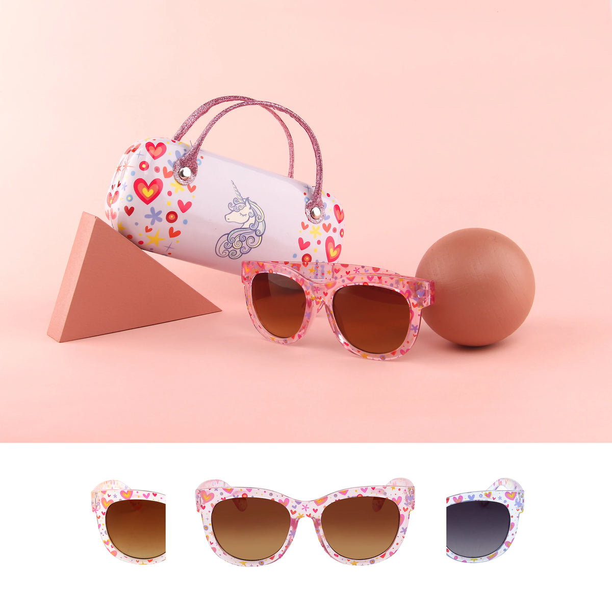Kenbo Square Cute Kids Sunglasses For Girls Boy Toddler Lovely Baby Colorful Rectange Sun Glasses Children With Case