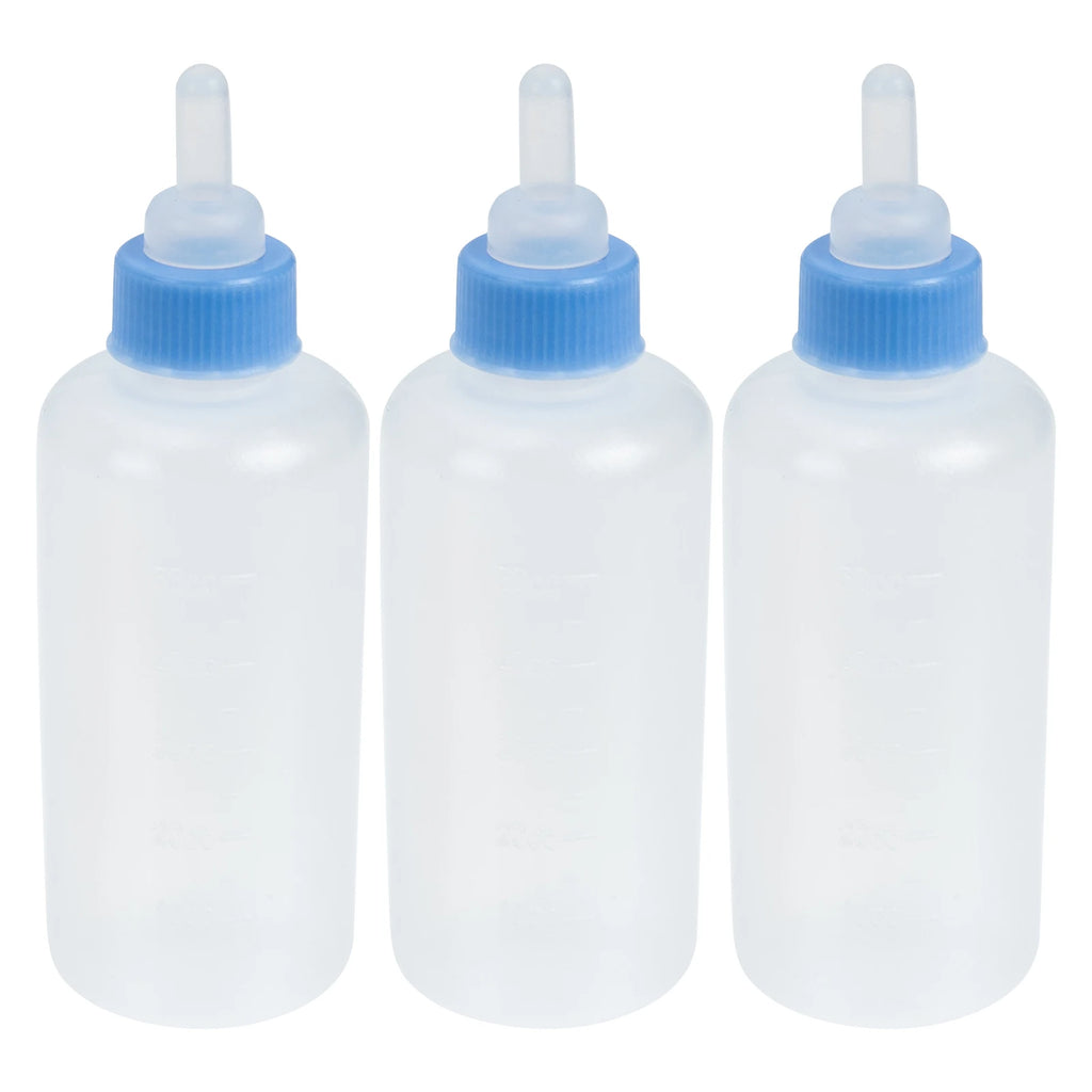3pcs 50ml Pet Feeding Bottle Milk Nursing Bottle Pet Puppy Kitten Feeding Household Newborn Dog Cat Milk Feeder Drinking Bottle