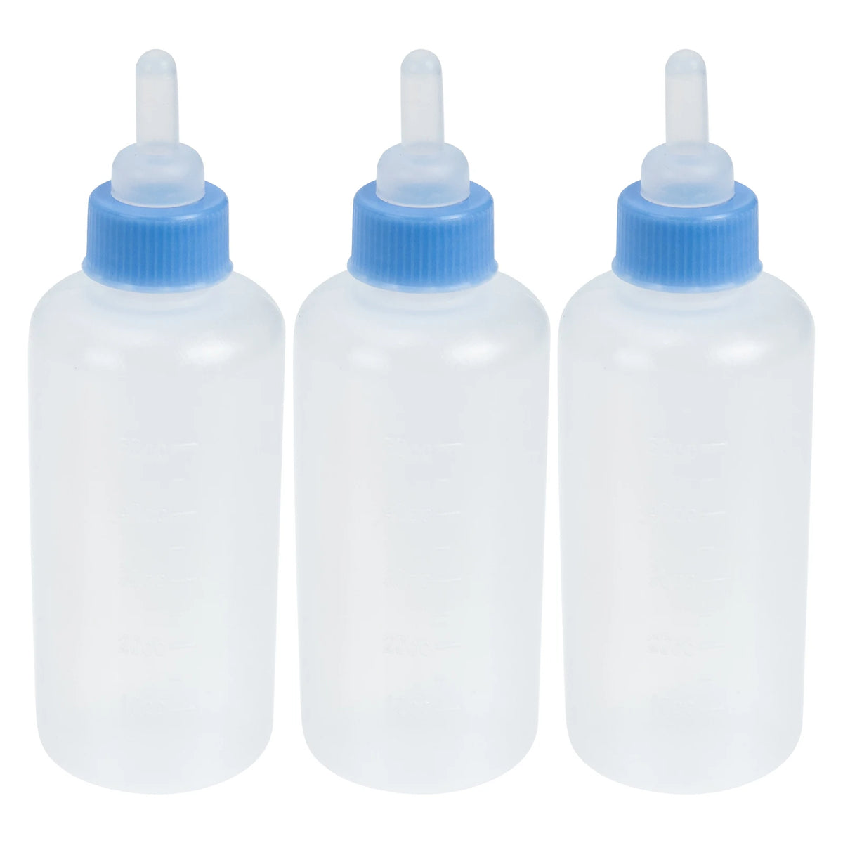 3pcs 50ml Pet Feeding Bottle Milk Nursing Bottle Pet Puppy Kitten Feeding Household Newborn Dog Cat Milk Feeder Drinking Bottle