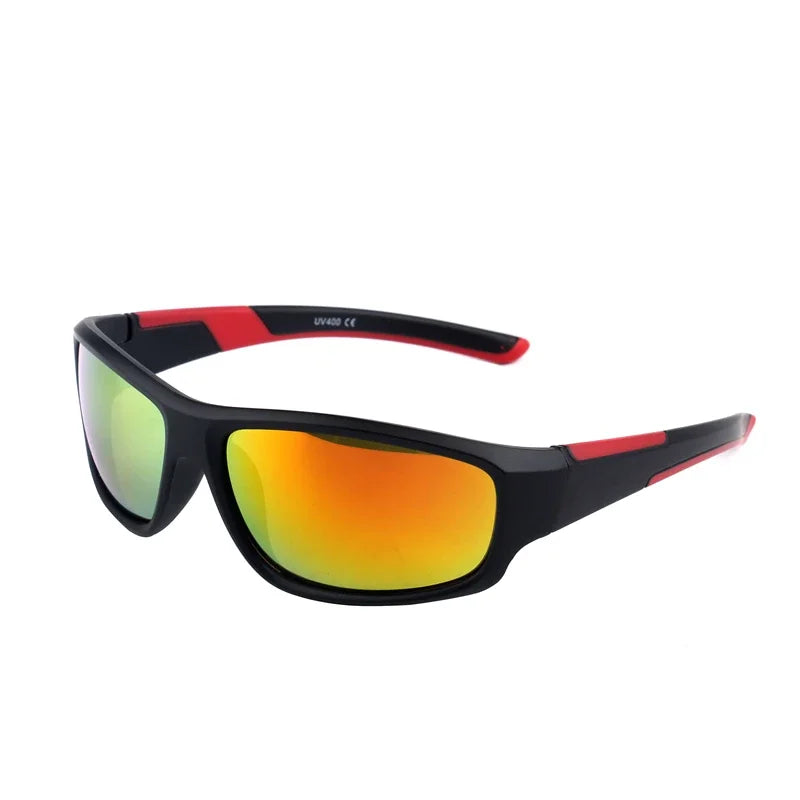 Kenbo Kids Boy Sport Goggles Sunglasses Child Cycling Glasses Girl UV400 Outdoor Mirror Eyeglass For Gift With Case Age 3-10