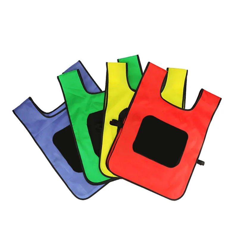 Kids Outdoor Sports Toy Vest Sticky Jersey Game Waistcoat With Sticky Ball Throwing Parent-child Interactive Exercise Toys Gift