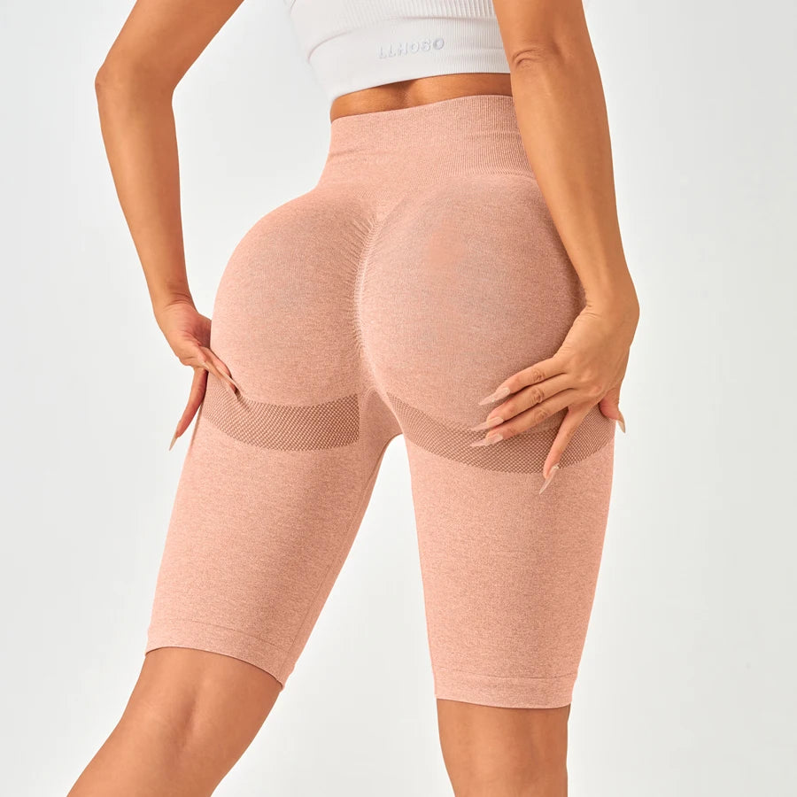 Women Sports Leggings Sportswear Woman Gym Legging Seamless Yoga Shorts w/Tummy Control Women's Shorts Fitness Female Clothing