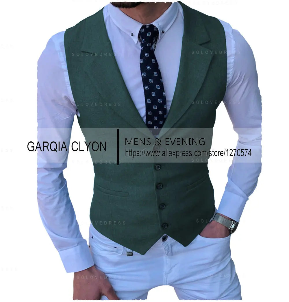 Men's Suits Vest New Arrival Classic Single Breasted Casual  Business Formal Suits Waistcoat For Jacket Groomsmen For Wedding