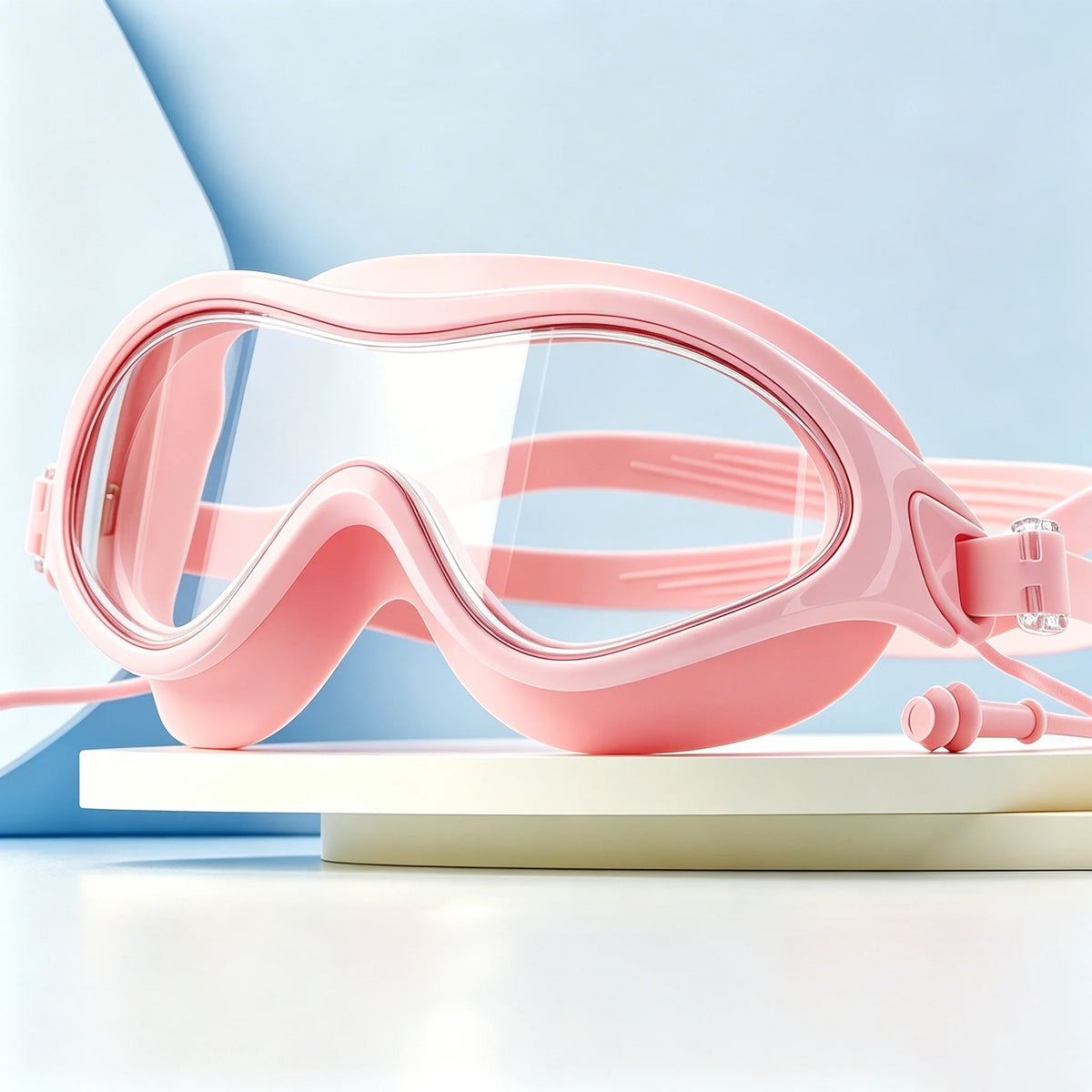 Children Swimming Glasses Boys and Girls Big Frame Anti-Fog Kids Pool Mask Water Swim Eyewear Silicone Diving Goggles