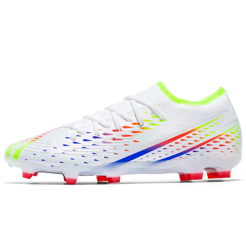 Soccer Shoes Men's Women TF/FG Football Boots Non-Slip Cleats Traning Grass Sneakers Teenagers Outdoor Breathable Sport Footwear