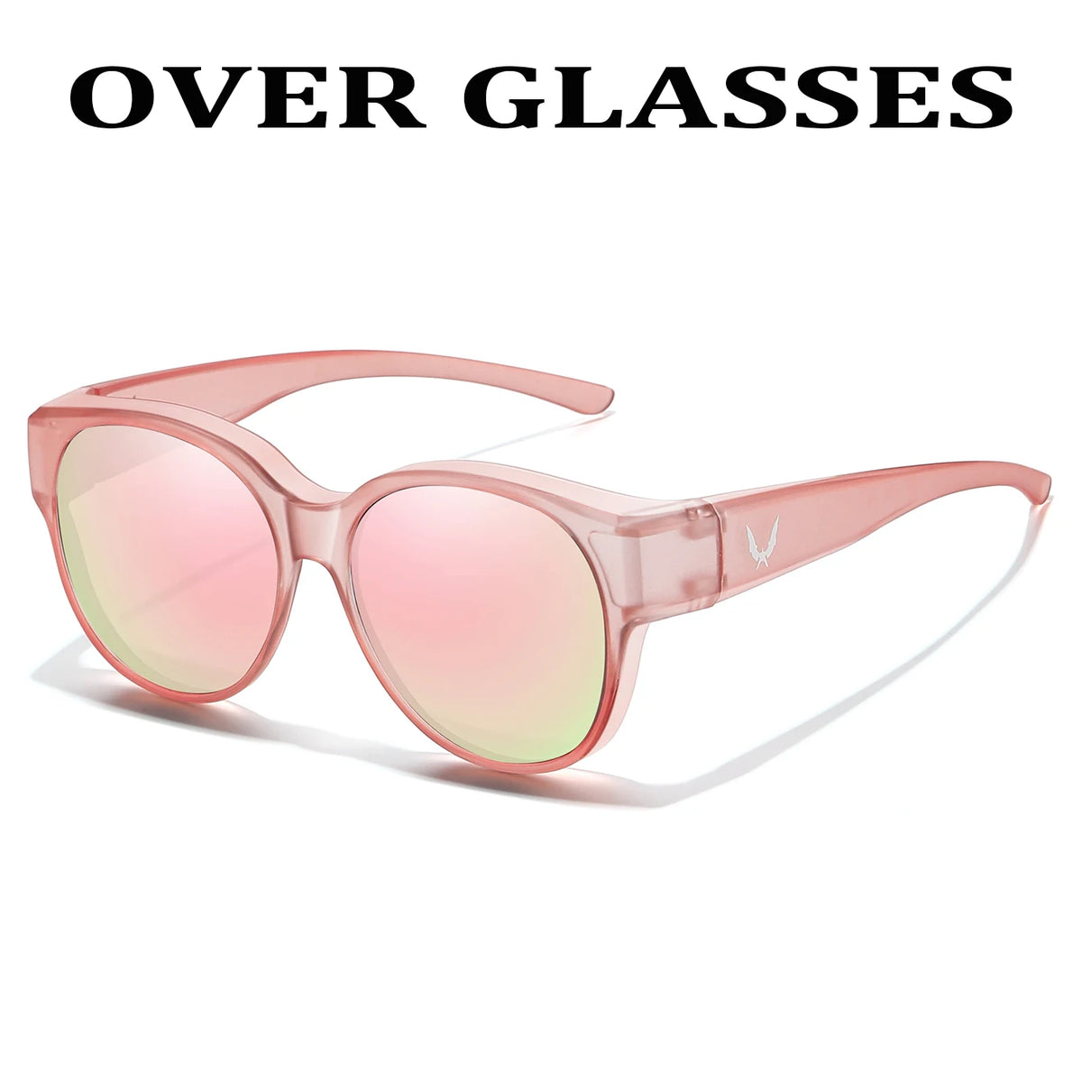 Men and Women's Fashion Round Over Sunglasses Daily Wear Cycling Shopping Fishing Running Glasses Unisex UV400 Eyewear