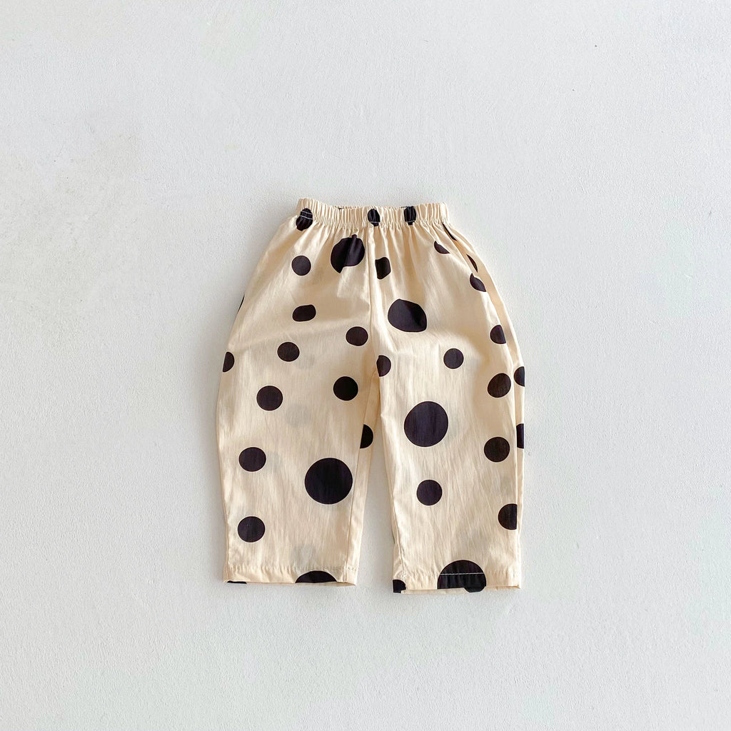 Kids Cartoon Printed Pants New Design Trousers Summer Clothes Full Print Pants Outer Wear 1-7Years Old Child Simple Trousers