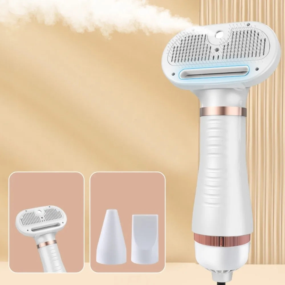Pet Accessories Adjustable Pet Hair Dryer Detangling Portable Pet Grooming Comb Low Noise Durable Dog Hair Dryer Pet Bath