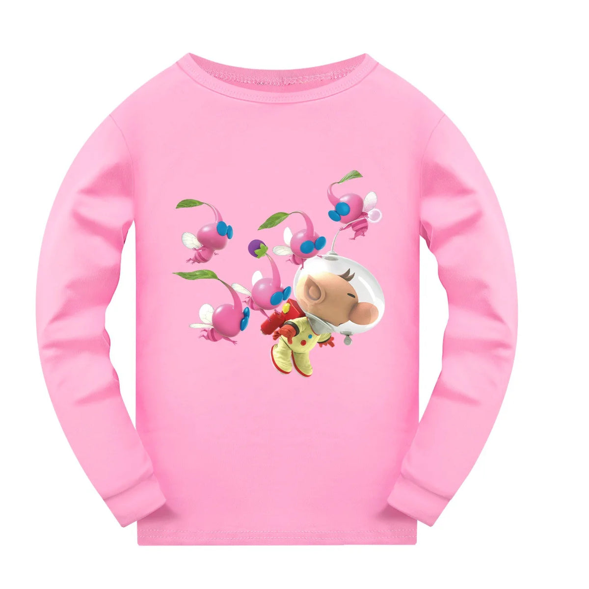 Newest PIKMIN 4 WIKI Costume Kids Cartoon Pajama Sets Baby Girls Long Sleeve Tops Pants 2pcs Set Teenager Boys Casaul Sleepwear