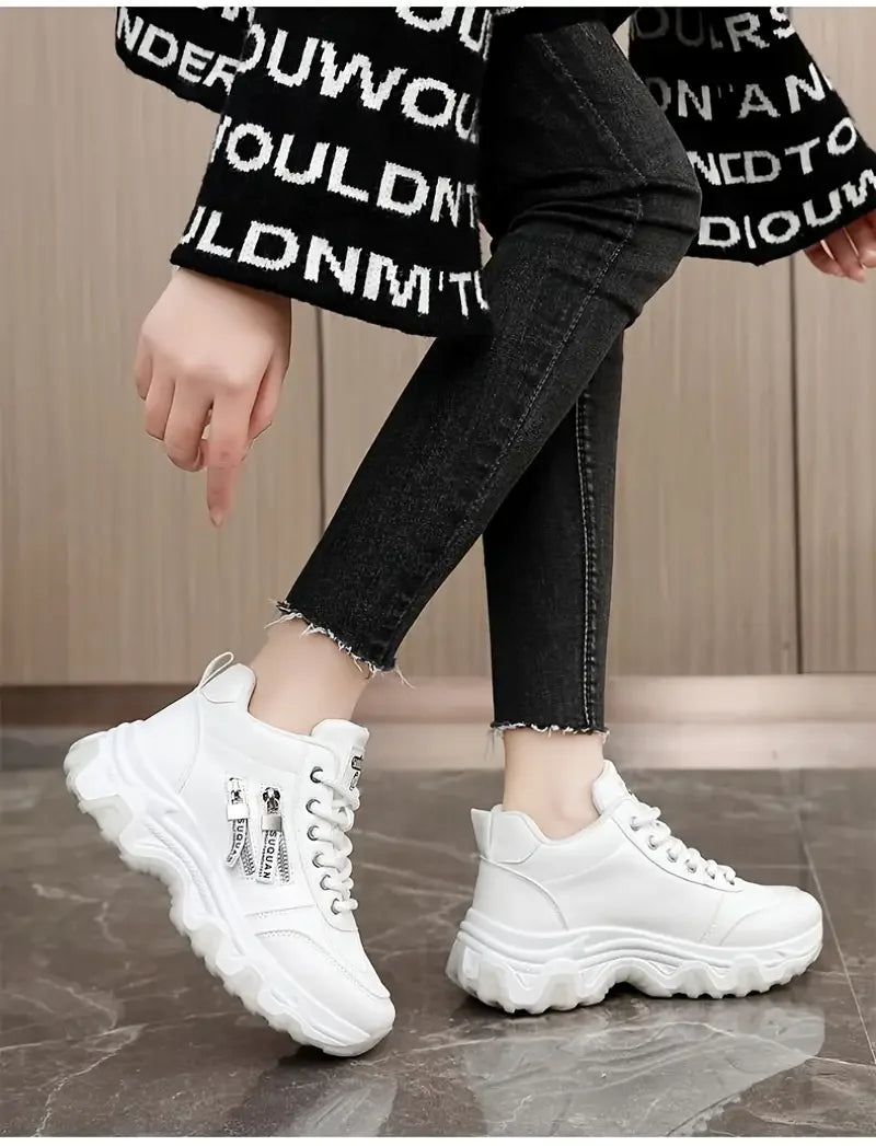 Women's Fashionable All-Match Leisure Sports Shoes New Stylish Comfortable Footwear for Active Living