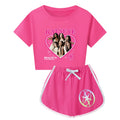 Summer Fall Girls Boys Pajama Sets KPop Girls Group KATSEYE Pyjamas Children Cotton Sleepwear Baby Underwear Set Kids Clothes