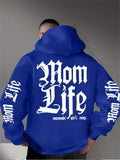 Fashionable Men's New Autumn Gothic Letter Printed Comfortable Soft Hoodie Outdoor Street Versatile Top