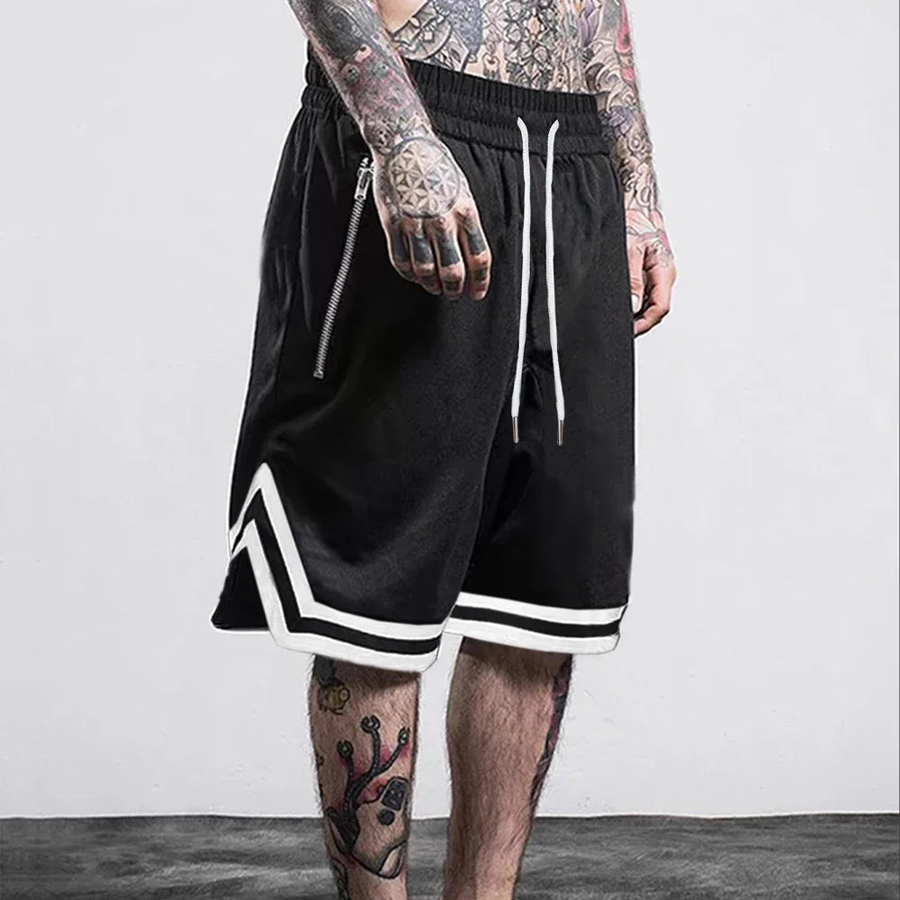 Men's Sports Basketball Shorts Mesh Quick Dry Gym Fitness Shorts Summer Joggers Casual Breathable Outdoor Short Pants Sportswear