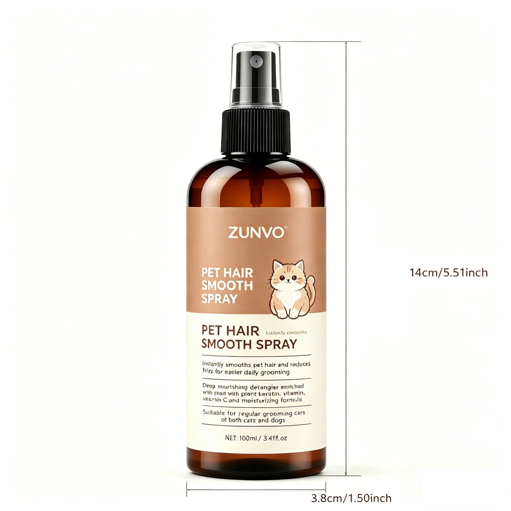 No-Rinse Dry Shampoo For Dogs & Cats, Water-Free Formula For Convenient Pet Cleaning