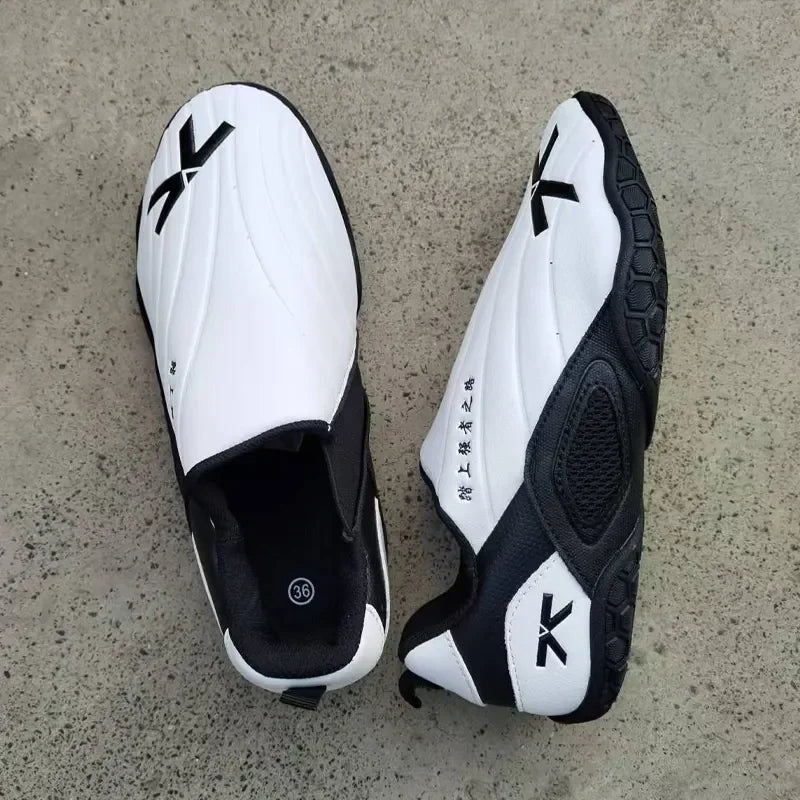 Children Taekwondo Shoes  Breathable Kids Martial Arts Karate Kung Fu Shoes Gym Fitness Workout Sports Body Building
