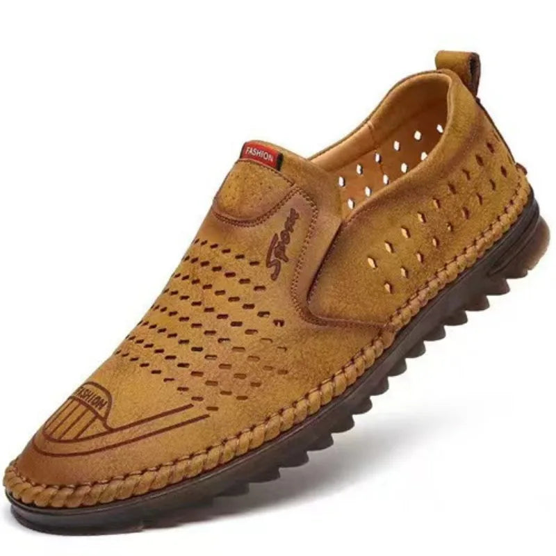 Men Loafers Lightweight Men's Driving Shoes Brand Anti-Slip Comfortable Flat Shoes Designer Rubber Sole Breathable Shoes