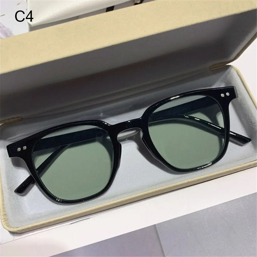 Vintage Square Sunglasses Women Men Luxury Brand Small Round Sun Glasses Female Designer Small Eyewear Oculos De Sol Male Female