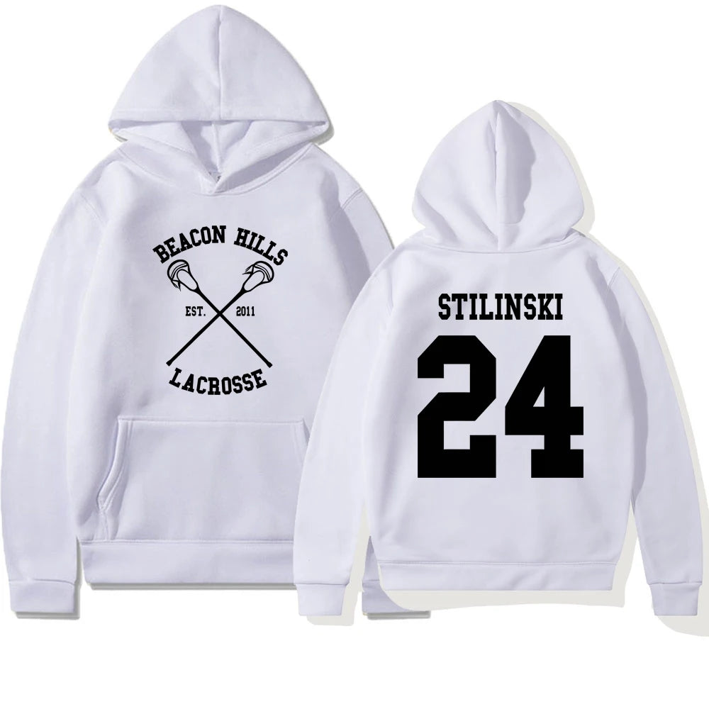 Teen Wolf Hoodies STILINSKI 24 LAHEY 14 MCCALL 11 Fashion Print Streetwear Men Women Sports Sweatshirts Hoodie Harajuku Clothing