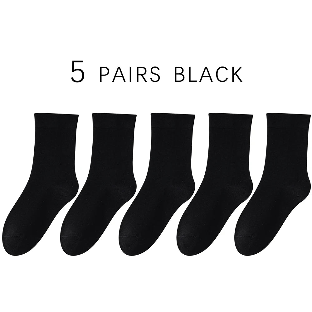 Cotton Seamless Stackable Socks for Women - Wear as Slouch or Straight, Non-Binding Cuff, Ideal Gift for Elderly & Moms-to-Be