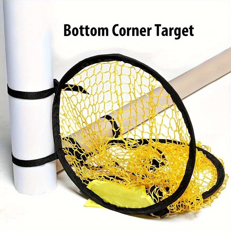 Football training shooting net equipment Football training target Net target Youth free kick practice Shooting Football top shot