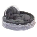 Elegant Lace Dog Puppy Bed Ruffled Princess Sofa for Small to Pets Creative Pink Lace Pet Bed Nest