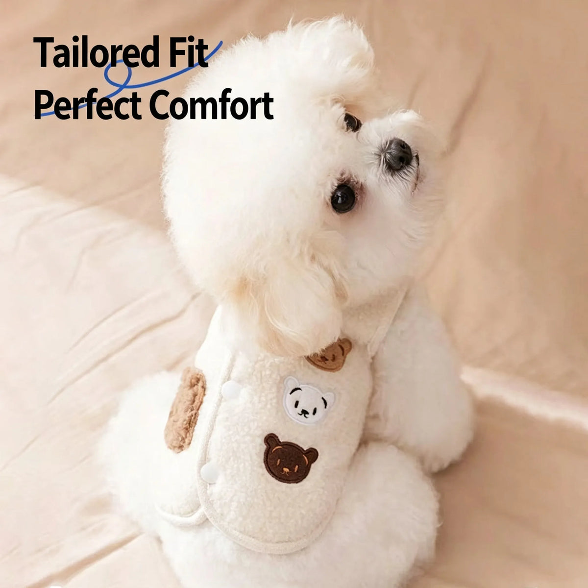 Pet Dog Clothes For Small Dogs Cat Autumn/Winter Fleece Vest Puppy Chihuahua Teddy Cute Animal Warm bear Jacket clothing supply