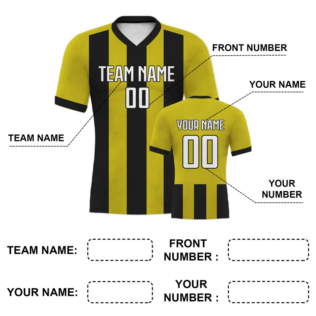 Custom Team Soccer Jersey for Adult Kids Personalized Football Shirt with Name Number Soccer Lover Sportswear