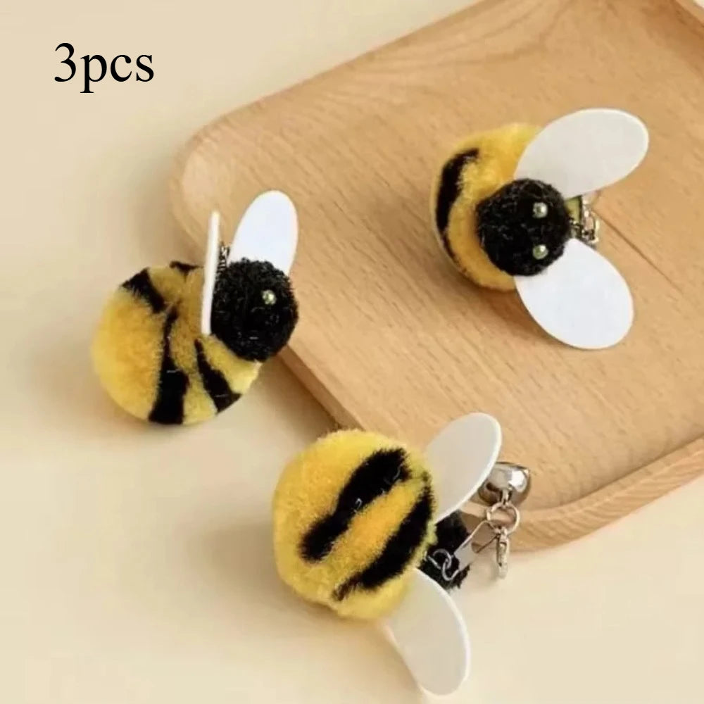 Pet Interactive Cat Toys Cute Simulation Bees Cat Teasing Sticks Interactive Toys To Relieve Boredom Cat Self Fun Pet Toys