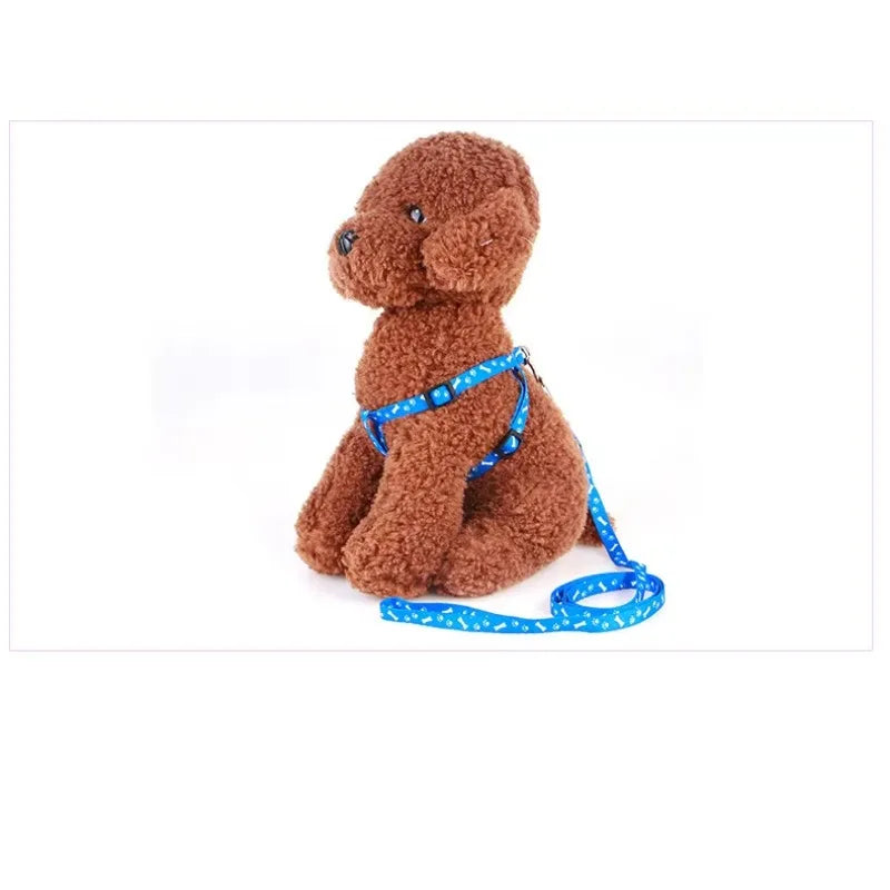 Small Dog Leash Puppy Leashes Teddy Pet Leash and Harness Set Cute Lead Rope Set Cat Kitten Leash Pet Things Decoration