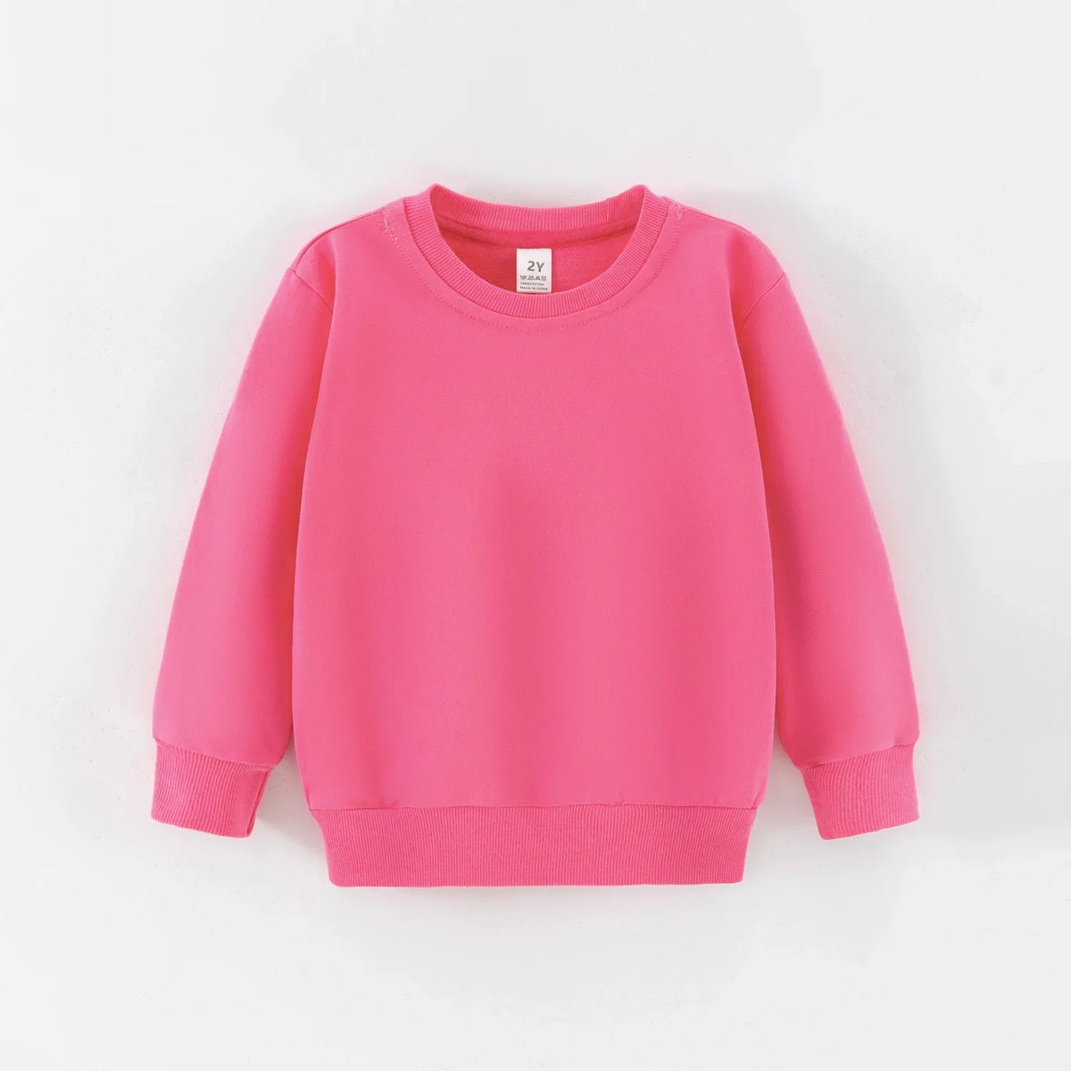 Long Sleeve Sweatshirt Baby Boys Clothes Girls Tops Autumn Spring Sweatshirt Kids Solid Color Hoodies Children